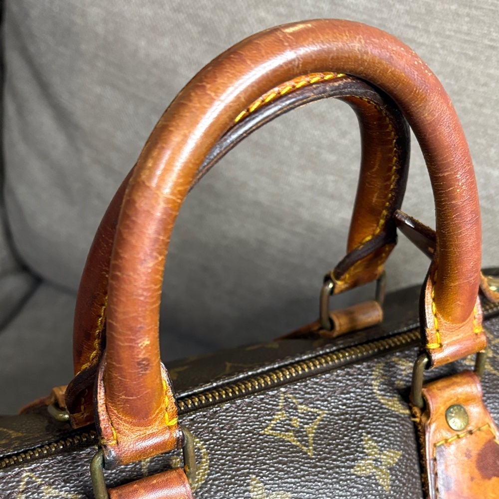 Louis Vuitton Speedy 25 Monogram Vintage Boston Bag French Company - Picture 11 of 16